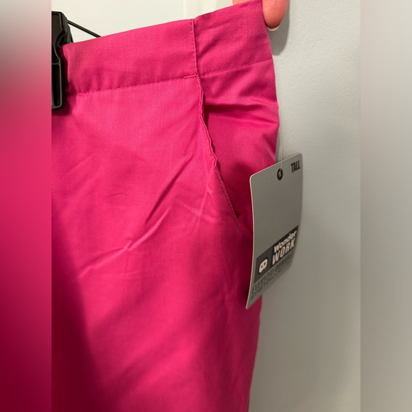 New Wonderwink Wonderwork Fuchsia pink Women Scrub Pants 2XL Tall 2XT Wink Work - Picture 4 of 13